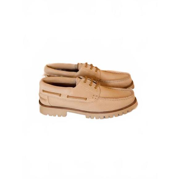 NEW BOBBIES women's betlem boat shoes in soft sand - Picture 1 of 6